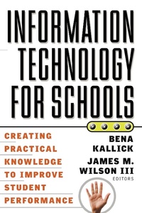 Enlarge image Cover: Information Technology for Schools - Jossey-Bass
