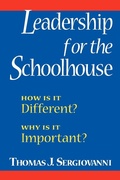Cover: Leadership for the Schoolhouse - Jossey-Bass