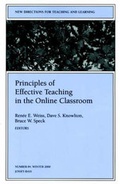 Cover: Principles of Effective Teaching in the Online Classroom - Jossey-Bass