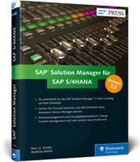 Abbildung von: SAP Solution Manager für SAP S/4HANA - SAP PRESS