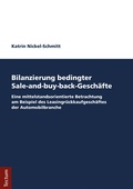 Bild: Bilanzierung bedingter Sale-and-buy-back-Gesch&auml;fte - Tectum Wissenschaftsverlag