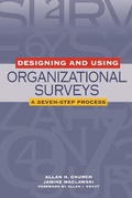 Cover: Designing and Using Organizational Surveys - Jossey-Bass