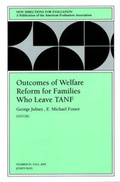 Cover: Outcomes of Welfare Reform for Families Who Leave TANF - Jossey-Bass