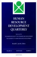 Cover: Human Resource Development Quarterly, Volume 12 , Number 4, Winter 2001 - Jossey-Bass