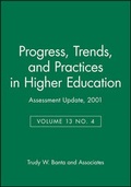 Cover: Assessment Update: Progress, Trends, and Practices in Higher Education, Volume 13, Number 4, 2001 - Jossey-Bass