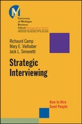 Cover: Strategic Interviewing - Jossey-Bass