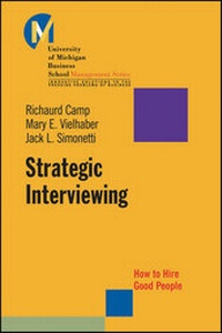 Enlarge image Cover: Strategic Interviewing - Jossey-Bass
