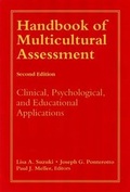 Cover: Handbook of Multicultural Assessment - Jossey-Bass