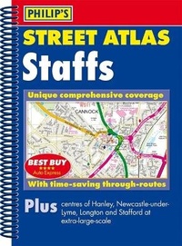Abbildung von: Philip's Street Atlas Staffordshire - Philip's