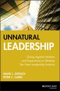 Cover: Unnatural Leadership - Jossey-Bass
