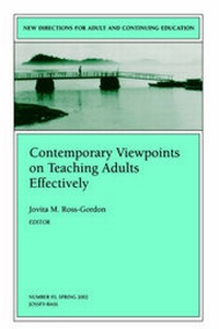 Enlarge image Cover: Contemporary Viewpoints on Teaching Adults Effectively - Jossey-Bass