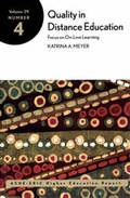Cover: Quality in Distance Education: Focus On Online Learning - Jossey-Bass