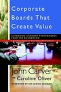 Cover: Corporate Boards That Create Value - Jossey-Bass