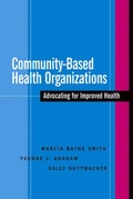 Cover: Community-Based Health Organizations - Jossey-Bass