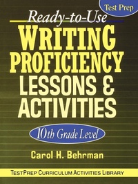 Enlarge image Cover: Ready-To-Use Writing Proficiency Lessons and Activities - Jossey-Bass