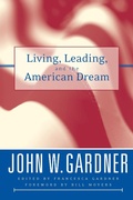 Cover: Living, Leading, and the American Dream - Jossey-Bass