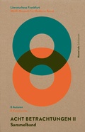 Cover: Acht Betrachtungen II - Verlag Henrich Editionen