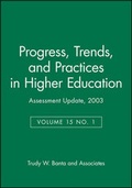 Cover: Assessment Update: Progress, Trends, and Practices in Higher Education, Volume 15, Number 1, 2003 - Jossey-Bass