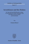 Cover: Investitionen und ihre Risiken. - Duncker & Humblot