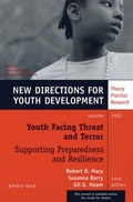 Cover: Youth Facing Threat and Terror: Supporting Preparedness and Resilience - Jossey-Bass