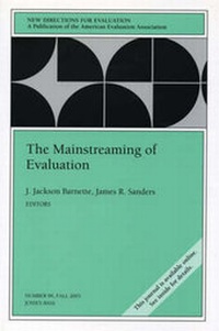 Enlarge image Cover: The Mainstreaming of Evaluation - Jossey-Bass