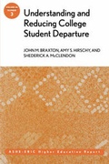 Cover: Understanding and Reducing College Student Departure - Jossey-Bass
