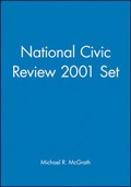 Cover: National Civic Review 2001 Set - Jossey-Bass