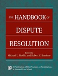 Abbildung von: The Handbook of Dispute Resolution - Jossey-Bass