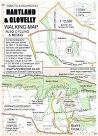 Abbildung von: Hartland & Clovelly Walking Map - Croydecycle