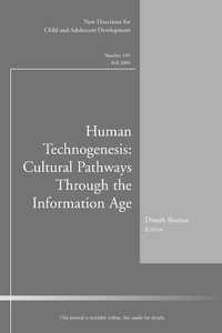 Abbildung von: Human Technogenesis: Cultural Pathways through the Information Age - Jossey-Bass