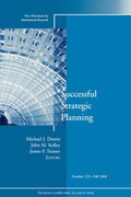 Cover: Successful Strategic Planning - Jossey-Bass