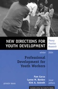 Cover: Professional Development for Youth Workers - Jossey-Bass