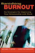Cover: Banishing Burnout - Jossey-Bass