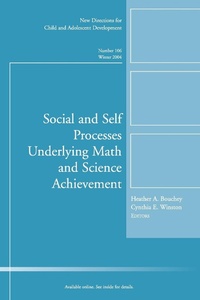 Abbildung von: Social and Self Processes Underlying Math and Science Achievement - Jossey-Bass
