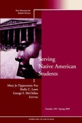 Cover: Serving Native American Students - Jossey-Bass