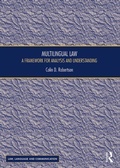 Cover: Multilingual Law - Routledge