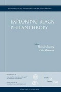 Cover: Exploring Black Philanthropy - Jossey-Bass