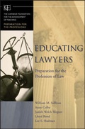 Cover: Educating Lawyers - Jossey-Bass