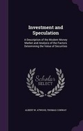 Cover: Investment and Speculation - Palala Press