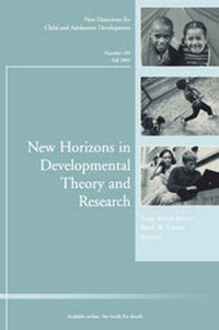 Enlarge image Cover: New Horizons in Developmental Theory and Research - Jossey-Bass