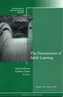 Cover: The Neuroscience of Adult Learning - Jossey-Bass