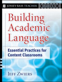 Enlarge image Cover: Building Academic Language - Jossey-Bass