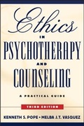 Cover: Ethics in Psychotherapy and Counseling - Jossey-Bass