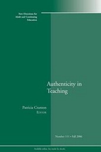 Enlarge image Cover: Authenticity in Teaching - Jossey-Bass