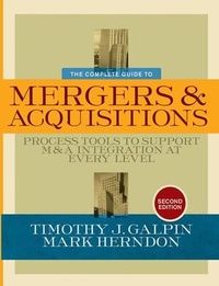 Enlarge image Cover: The Complete Guide to Mergers and Acquisitions - Jossey-Bass