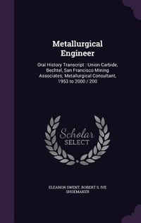 Enlarge image Cover: Metallurgical Engineer - Palala Press
