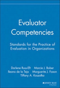 Enlarge image Cover: Evaluator Competencies - Jossey-Bass