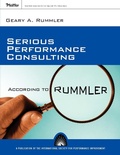 Cover: Serious Performance Consulting According to Rummler - Pfeiffer