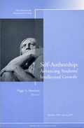Cover: Self-Authorship: Advancing Students' Intellectual Growth - Jossey-Bass