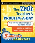 Cover: The Math Teacher's Problem-a-Day, Grades 4-8 - Jossey-Bass